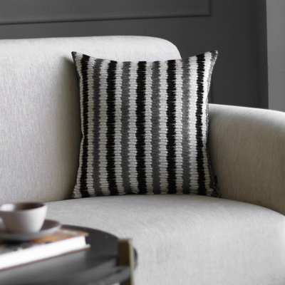 Crossover Striped Pillow Cover