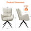 Chaise de bureau ergonomique pivotante à 360 ° avec dossier haut-1496512966