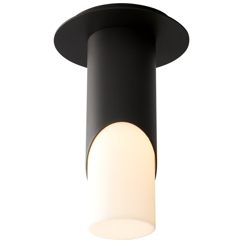 Annagrove Acrylic LED Flush Mount, Black