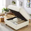Canapé modulaire en polyester avec rangement en L modulaire pour salon moderne