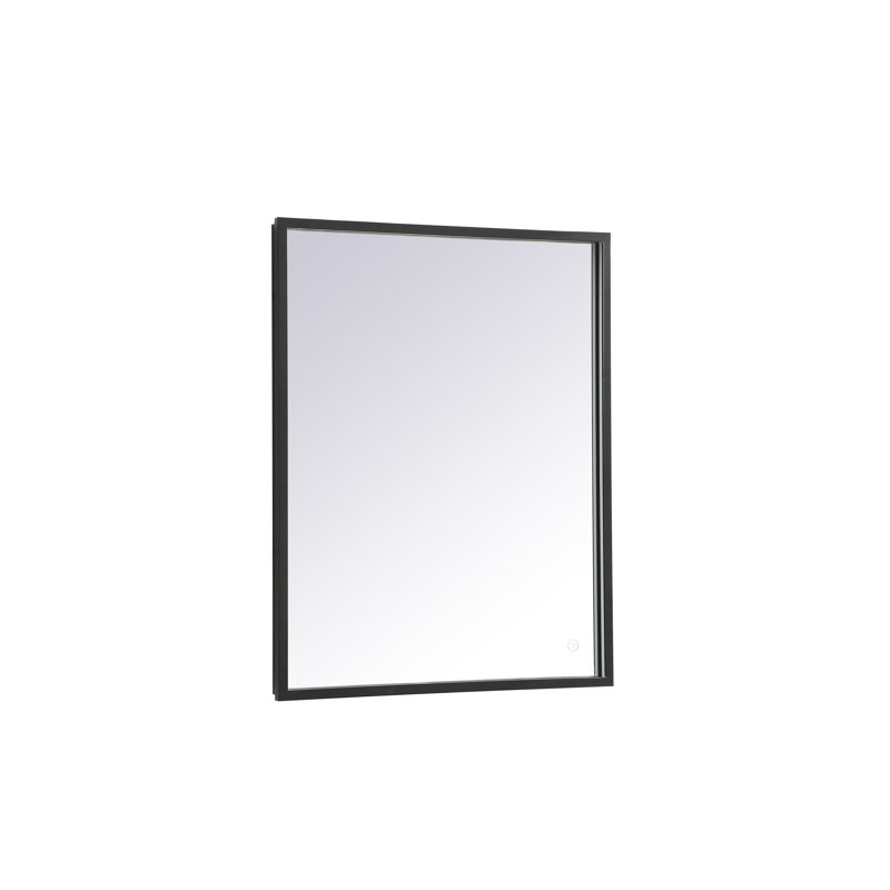 Piche Aluminium Mirror, Black, 24" x 30"