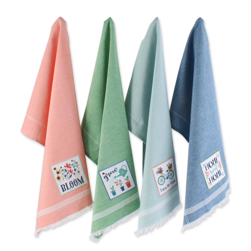 Cotton Embroidered Kitchen Towel Linen Set