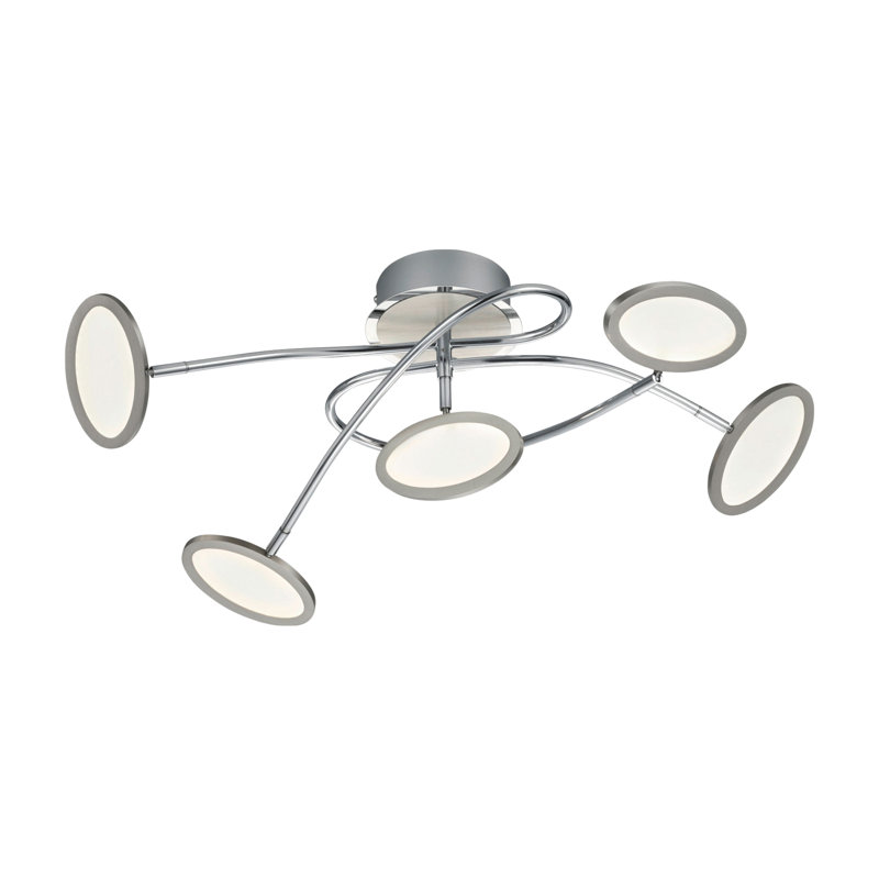 plafonnier encastré à del en spoutnike moderne 26 po pour 5 lumières  Dubbo