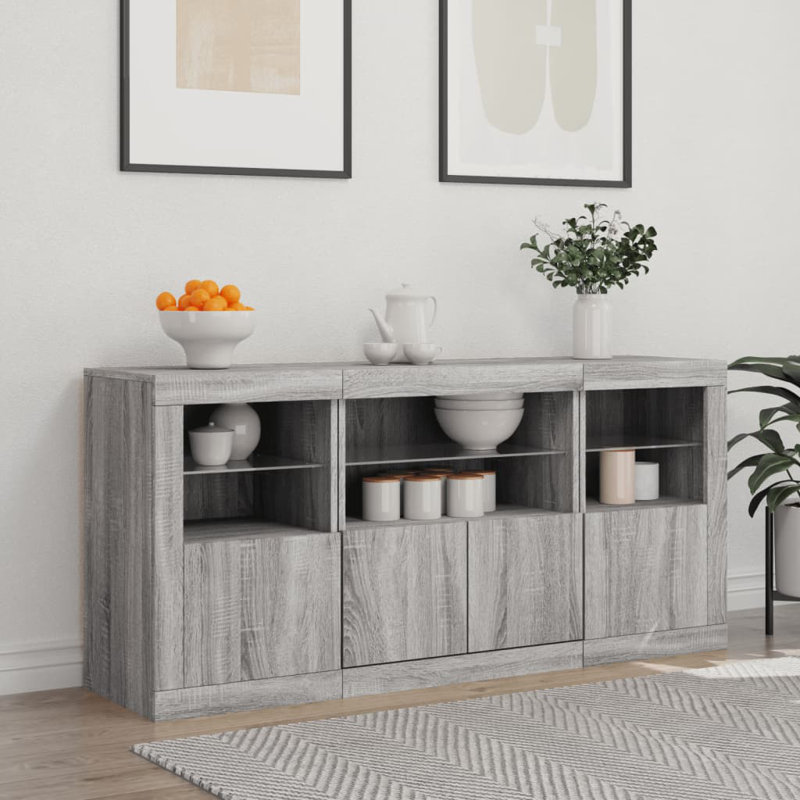 Babrow 142.5cm Sideboard, Grey Sonoma