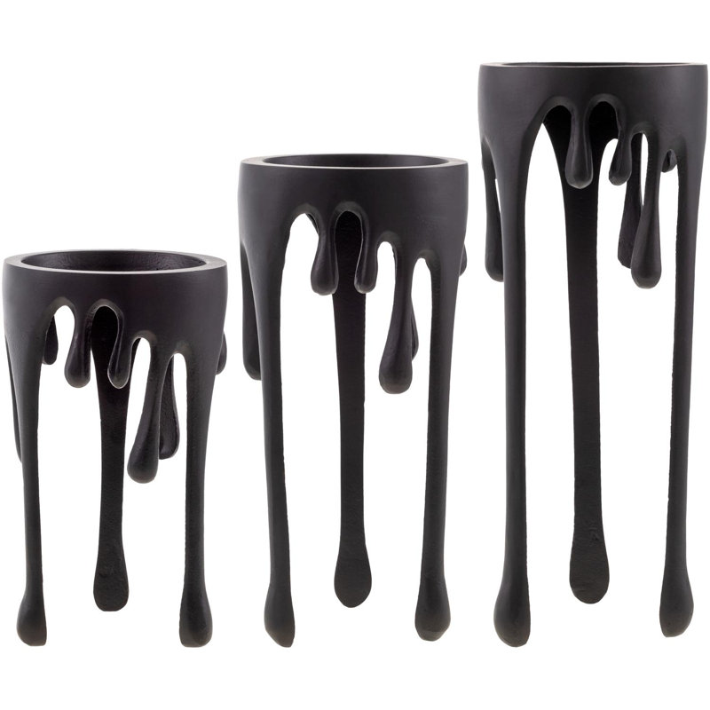 Bougeoir Castellana, Noir
