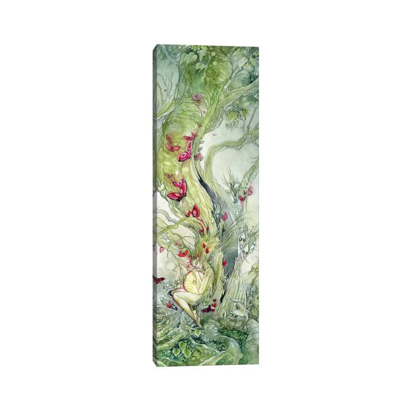 Potential by Stephanie Law - Panoramic Painting on Canvas, 30.48 cm H x 91.44 cm W x 1.91 cm D, Wrapped Canvas