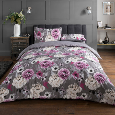 Maiorano Floral Duvet Cover Set with Pillowcases