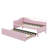 Twin Size Upholstered L-Shaped Upholstered Daybed With Trundle-876797862