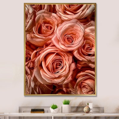 " Beautiful Blossoming Pink Roses "