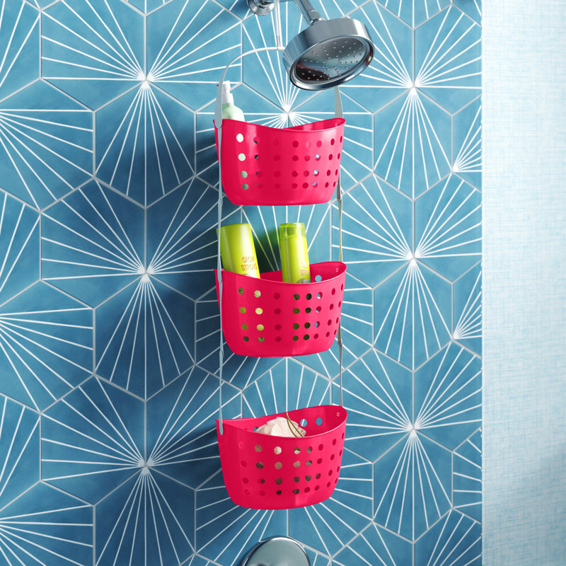 Alanson Shower Caddy, Hot Pink