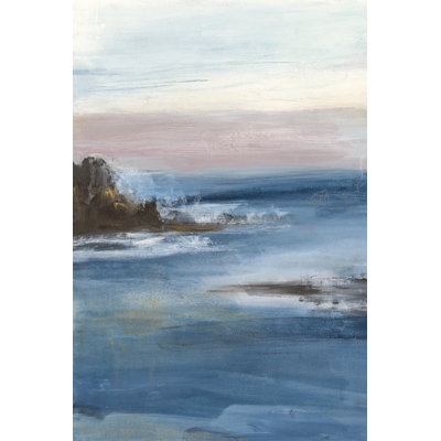 Merging The Ocean I - Wrapped Canvas Print