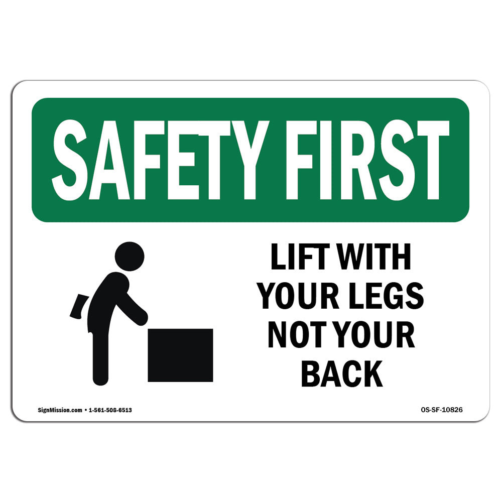 SignMission Safety First Sign | Wayfair