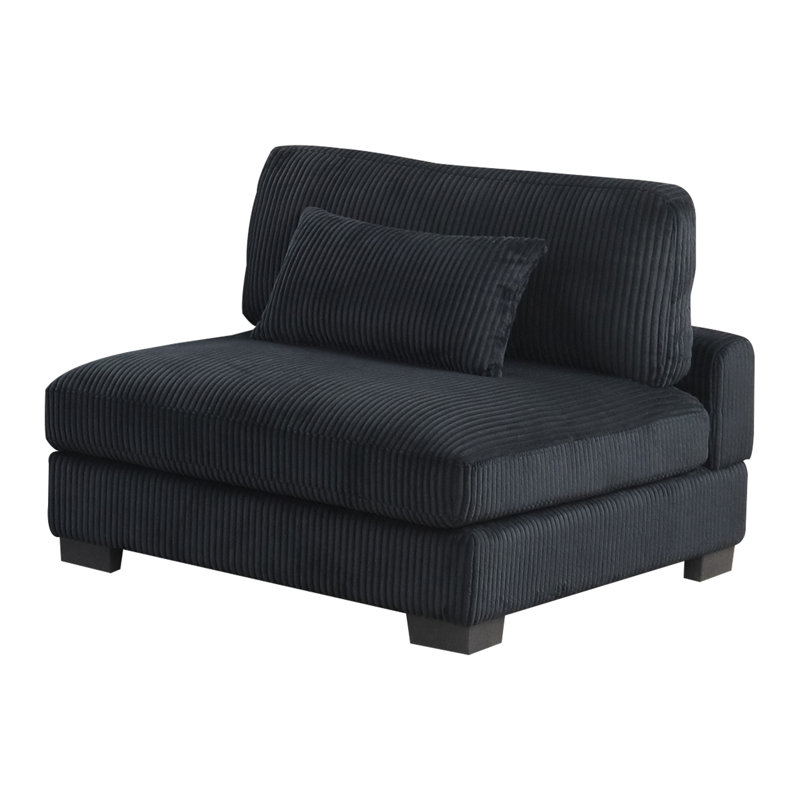 Fauteuil modulaire noir Minsky, Noir