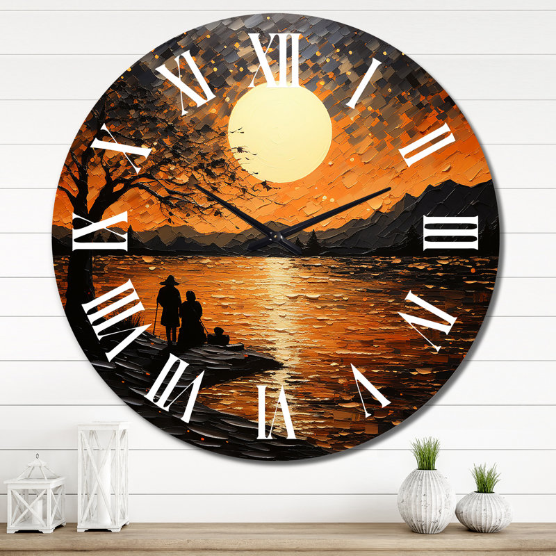Matherne - Horloge murale plage, Très grand