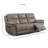 Alejandrina Upholstered 90'' Reclining Sofa-1332459145