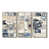 Toile naturelle avec cadre flottant
