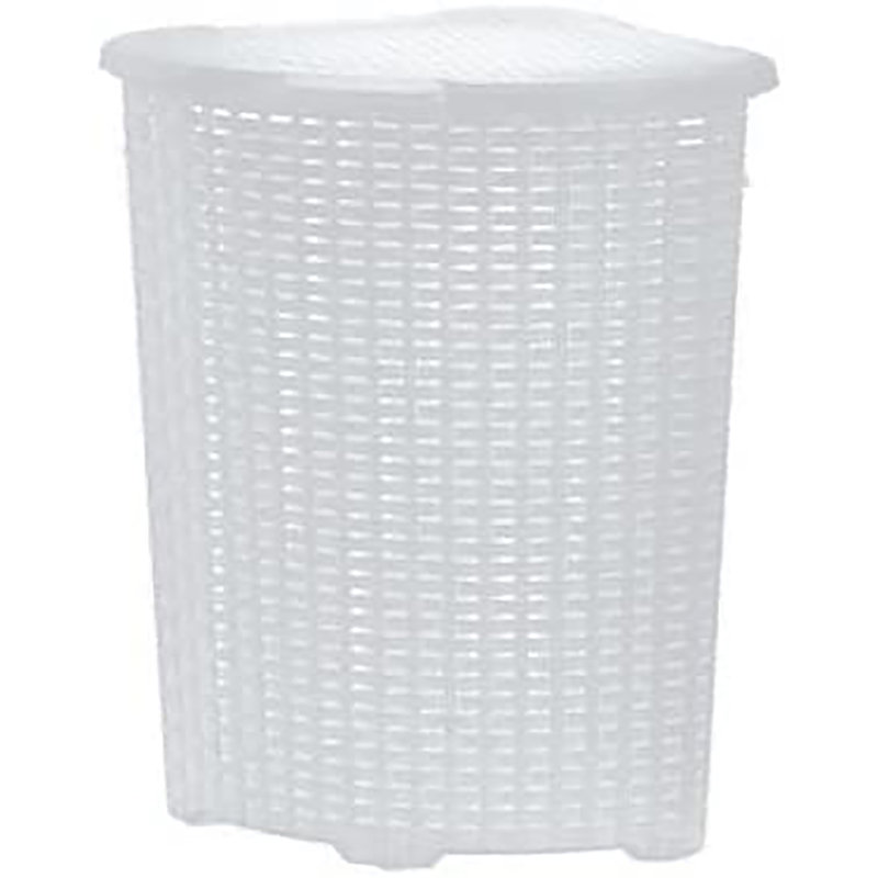 Wicker Laundry Hamper, Off White