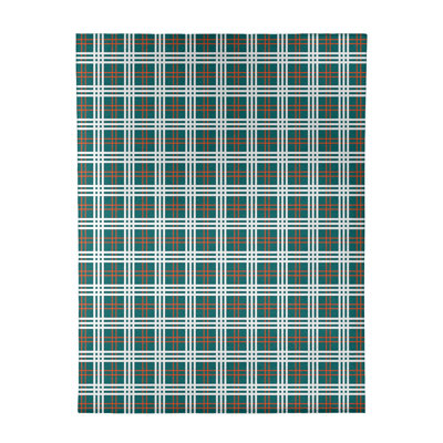 Tapis écossais vert