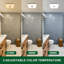 90 CFM Energy Star Bathroom Ventilation with Lighting Square Exhaust Night Light Fan Bathroom Fan-91008760