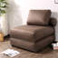 Canapé-lit pliable 3 en 1 à compression, tissu technique 86 cm, salon portatif moderne