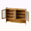 Armoire murale 39,37 po à 4 portes rétro, avec deux niveaux de rangement et un support à crochets ouverts, convient aux salles de bain, cuisines et salles à manger