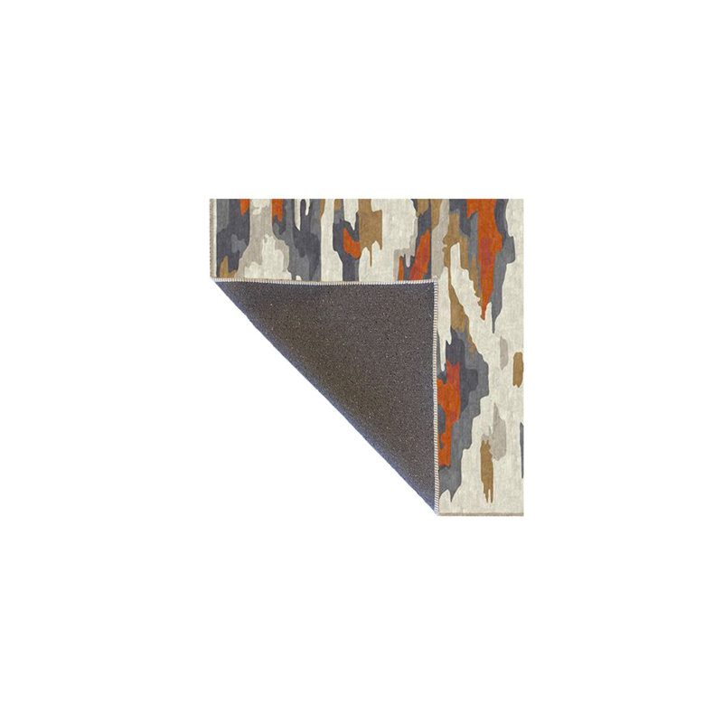 Tapis tissé à motif militaire lavable à la machine, Tapis de couloir 2 pi 6 po x 9 pi 10 po