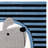 Burgan Animal Print Navy Area Rug-1910918477