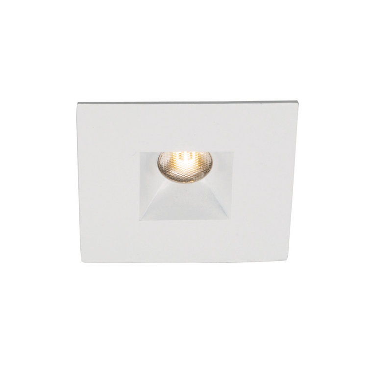 Miniature Downlight Open Reflector Square 1.5" LED Recessed Trim
