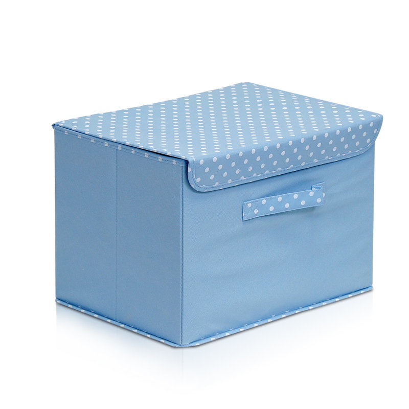 Rebrilliant Fabric Decorative Bin, Blue