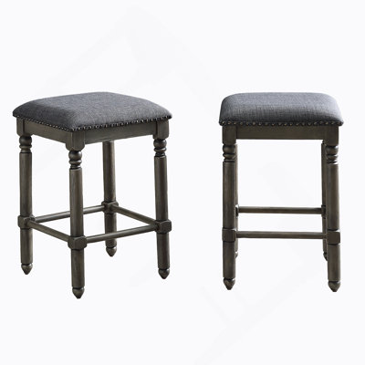 Tabouret pivotant à hauteur de comptoir en bois Arnhem, ensemble de 2