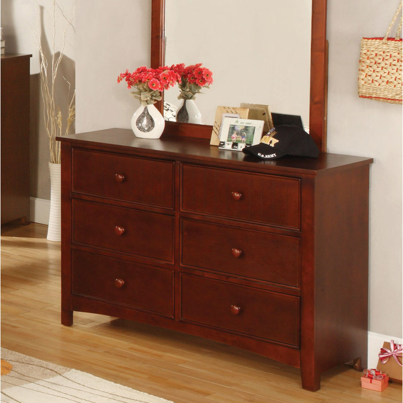 Miles 48'' W 6 - Drawer Dresser, Cherry