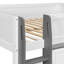 Lit mezzanine double avec maisonnette et rangement-1320845186