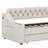 Twin Size Upholstered Daybed with Storage Armrests and USB Port-93672576