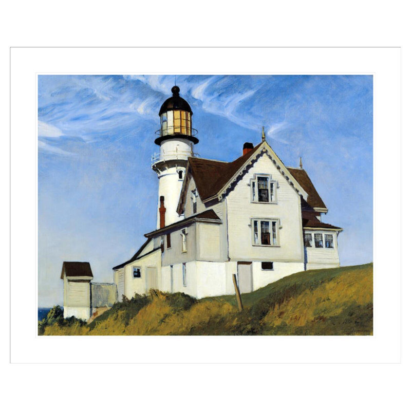 «Captain Upton's House» par Edward Hopper, impression giclée encadrée, H 33,5 po x l 40,91 po