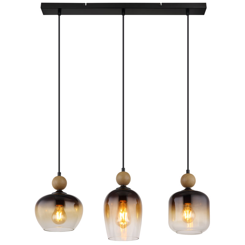 Chariss 3 - Light Matte Black Pendant