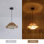 Luminaire suspendu en rotin 1 lumière