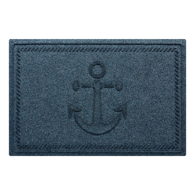 Paillasson intérieur pour l'extérieur 23 po x 35 po WaterHog Ship's Anchor