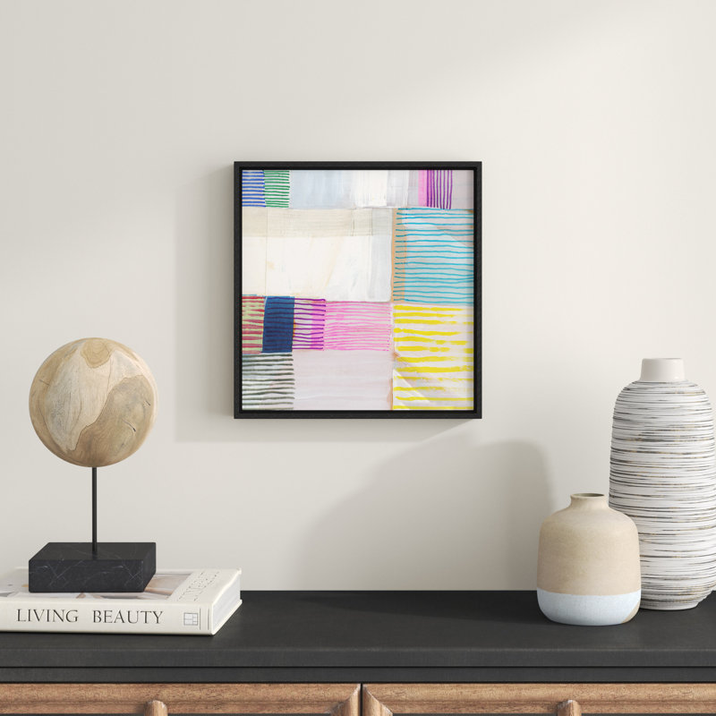 Bright Net II by Cartissi, Espresso Framed, 13.5" H x 13.5" W x 2" D