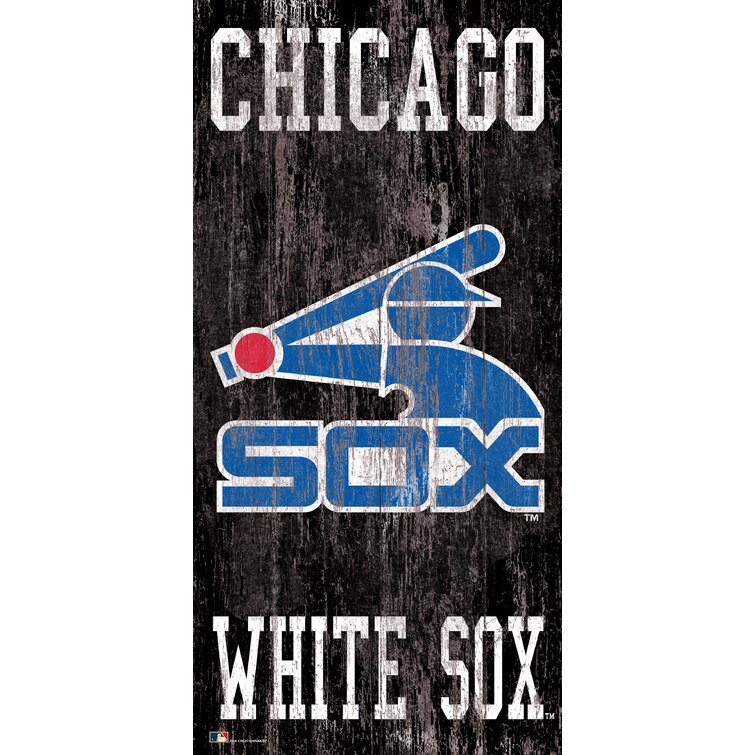 Download Chicago White Sox Logo On Wood Wallpaper