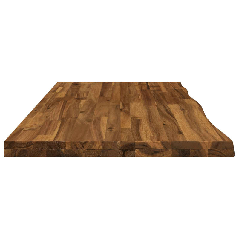 Solid Wood Table Top, 3.5cm H x 160cm W x 30cm D, Natural