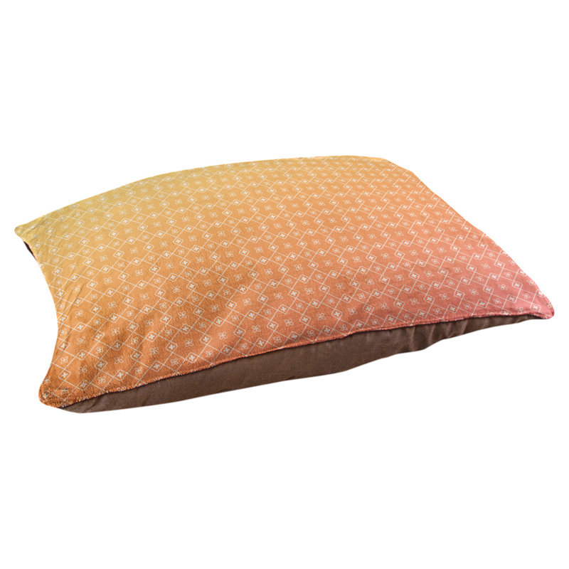 Coussin pour chien/classique à chariot Campion, Grand (l 50 po x P 40 po x H 17 po), Dégradé coucher de soleil