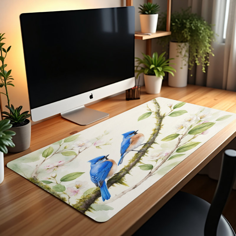Polyester Desk Pad, 14.4x12.1
