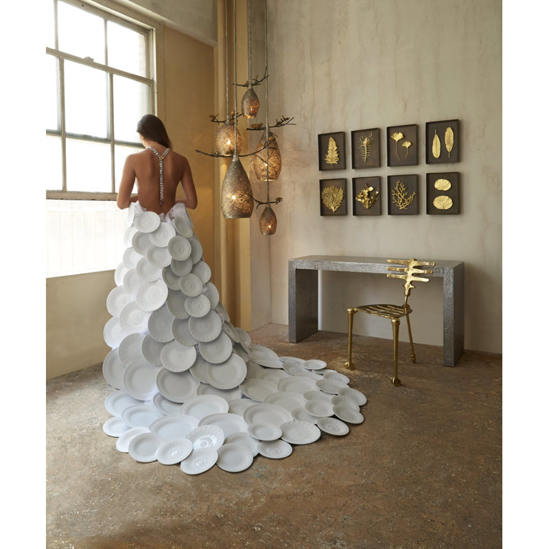 Flights of Fancy Skeleton Chair, Gold