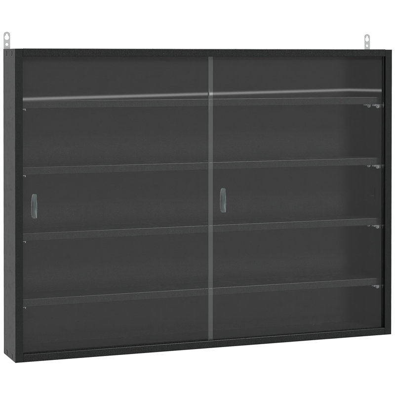 5-Tier Display Cabinet, Black