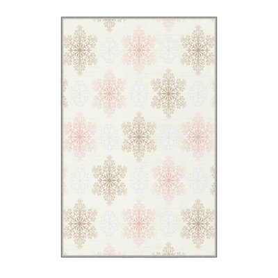 Premium Polyester Area Rug (5.2 x 7.5 ft), 100% Antibacterial, Non-Slip Underside, 0.3 in Pile Height | Machine Washable, 3D Digital Print, Durable Woven Carpet | Ideal for Living Room, Bedroom & Dining Spaces