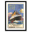 «Brickhill Titanic», affiche vintage encadrée
