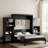 ??Queen Murphy Bed ??Wall Bed with Desk & Vanity - Space-Saving, Multi-Functional Storage?
