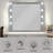 Mirrored & Champagne Finish Mirror W/Light
