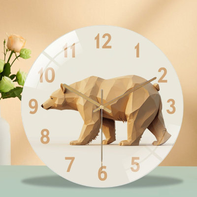 Horloge murale géométrique 12 po