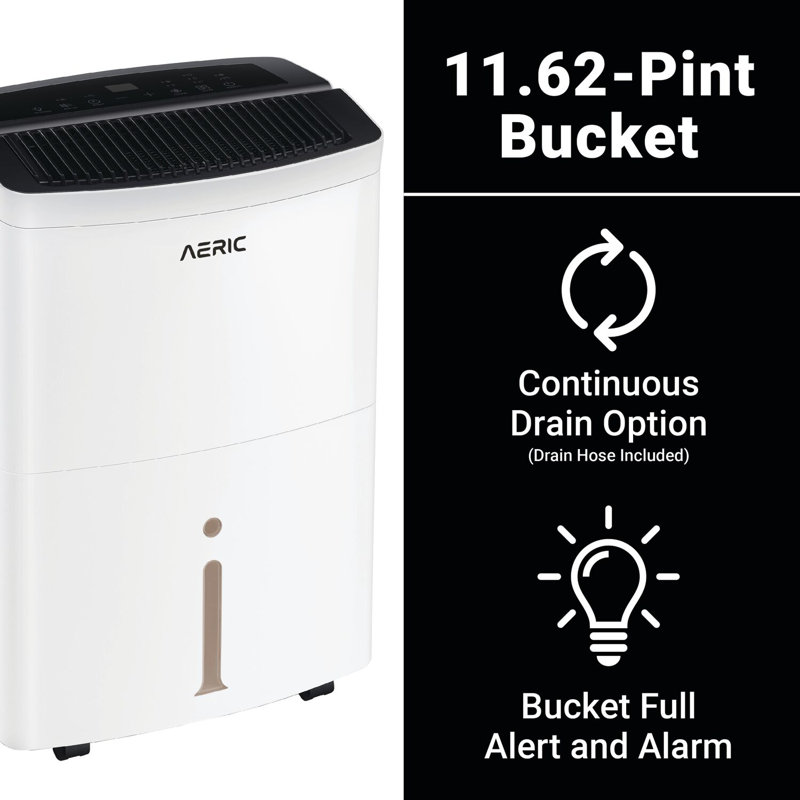 Aeric White 35-Pint Portable Energy Star Dehumidifier
